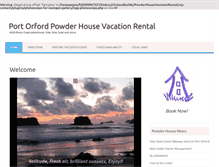 Tablet Screenshot of portorfordpowderhouse.com